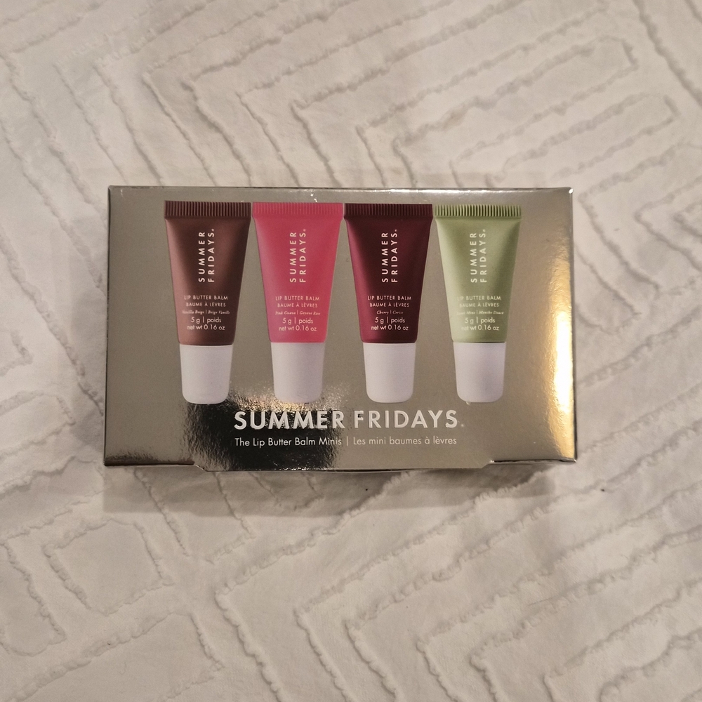 Summer Fridays Lip Butter Balm Minis - Brown, Pink, Green